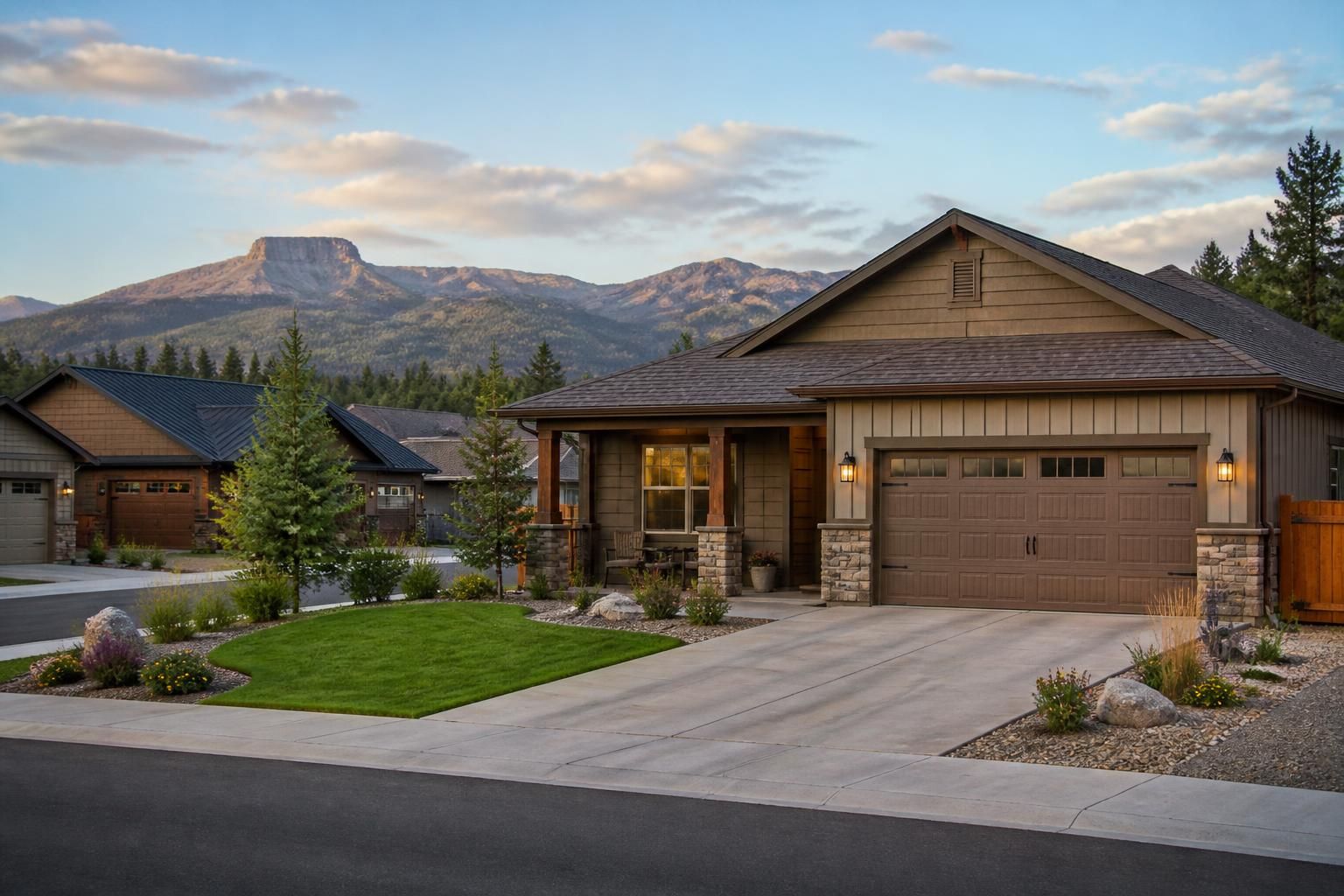 Tidy homes with mountain views and attached garages in Pagosa Springs